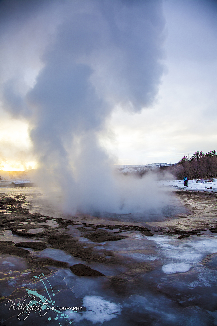 Strokkur Geyser going off! - Haukadalur Valley, Iceland IMG_2148rtl1