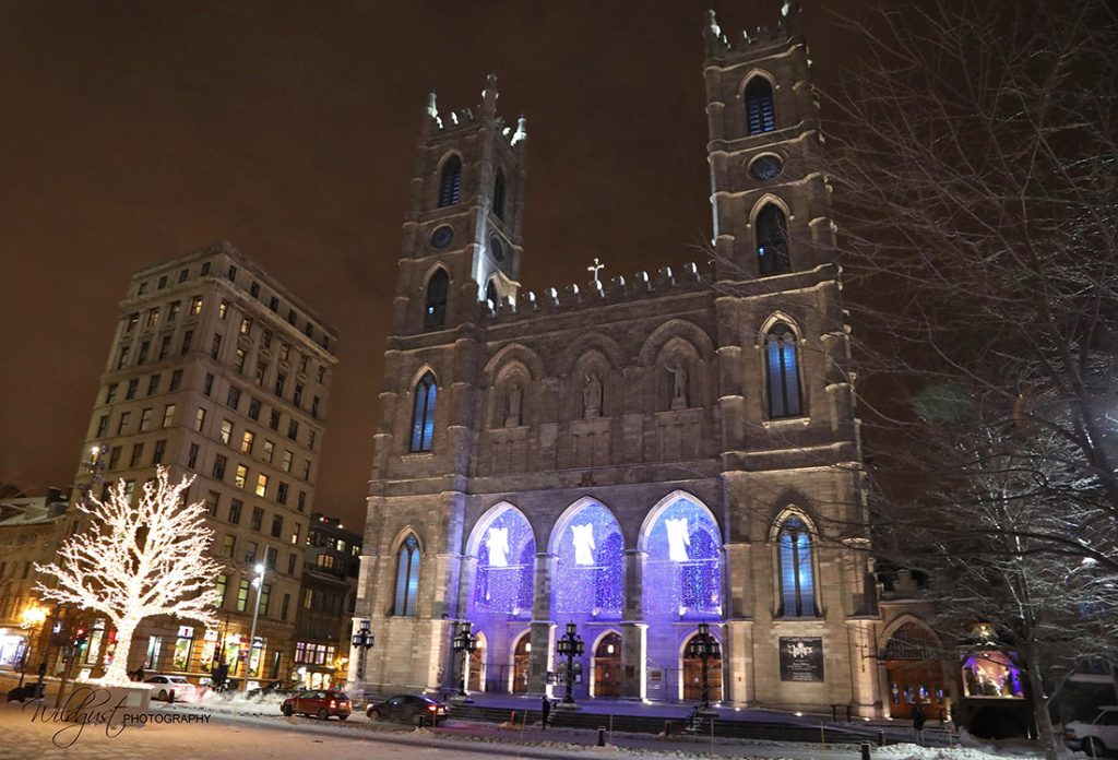 NotreDameBasilica.Montreal.Canada.outside