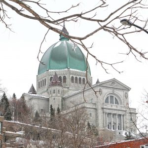 St. Joseph Oratory, Montreal, Canada -winter crop